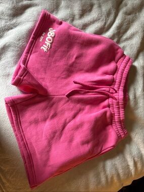 J80 Fit Bright Pink Women's Drawstring Athletic Shorts